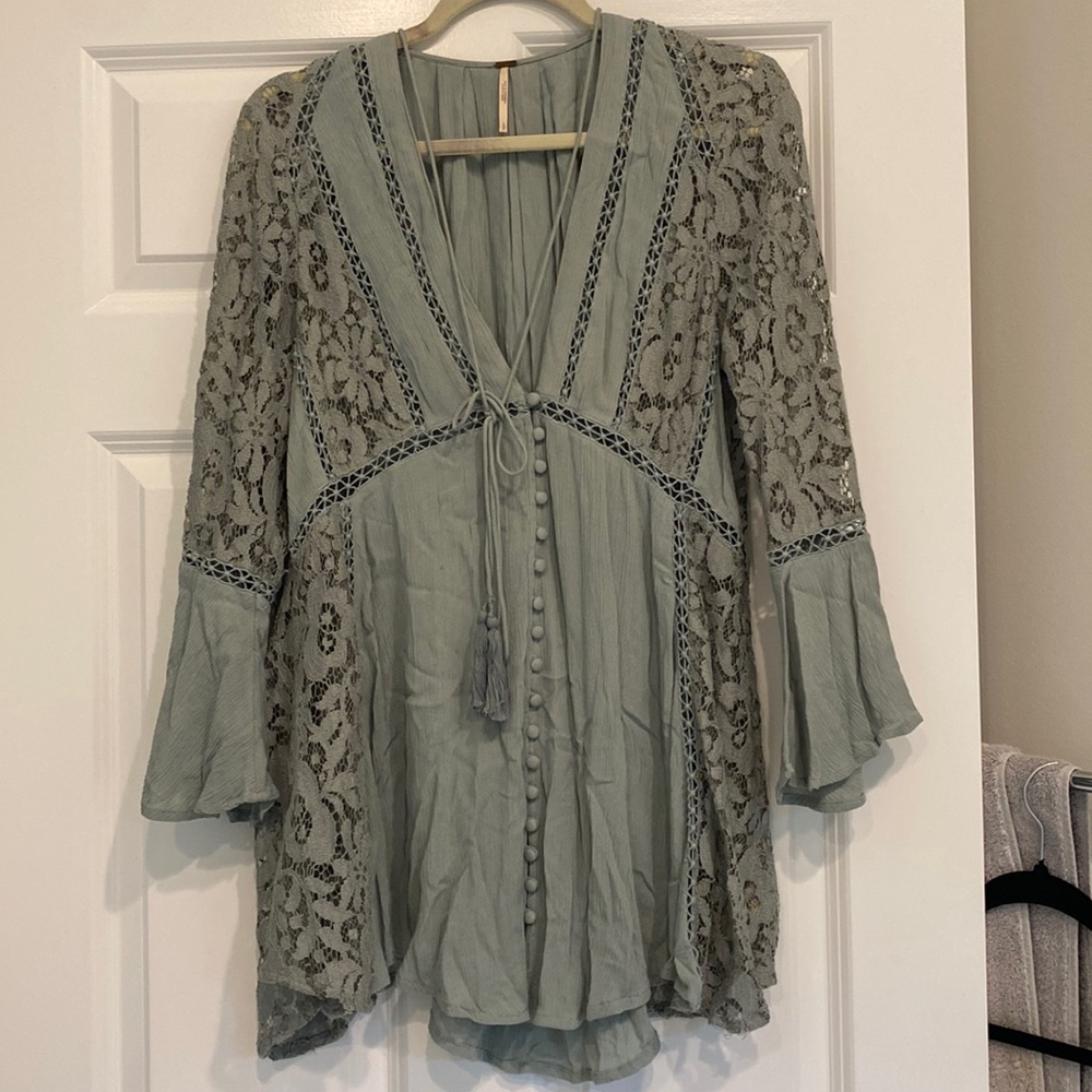 Free People Lace Tunic size S for sale!